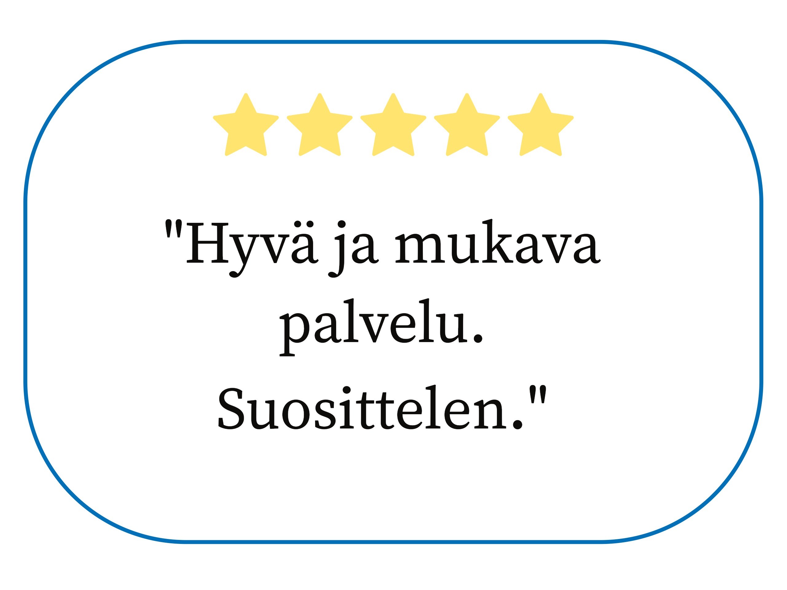 Asiakaskokemus, suositus